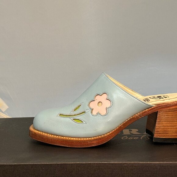Sendra Vintage Toledo Clog in Sky Blue - Picture 3 of 4